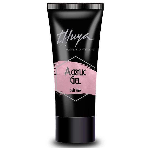 PRO THUYA ACRYLIC GEL SOFT PINK - цветен акрилен гел, #SOFT PINK, 30 mL