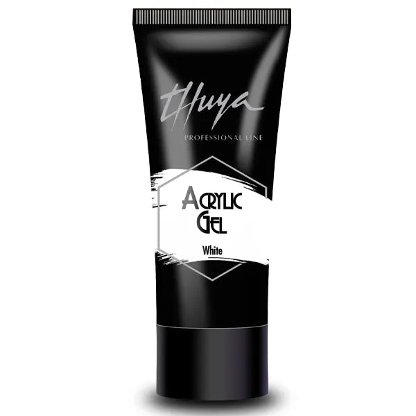 PRO THUYA ACRYLIC GEL WHITE  - цветен акрилен гел, WHITE, 30 mL