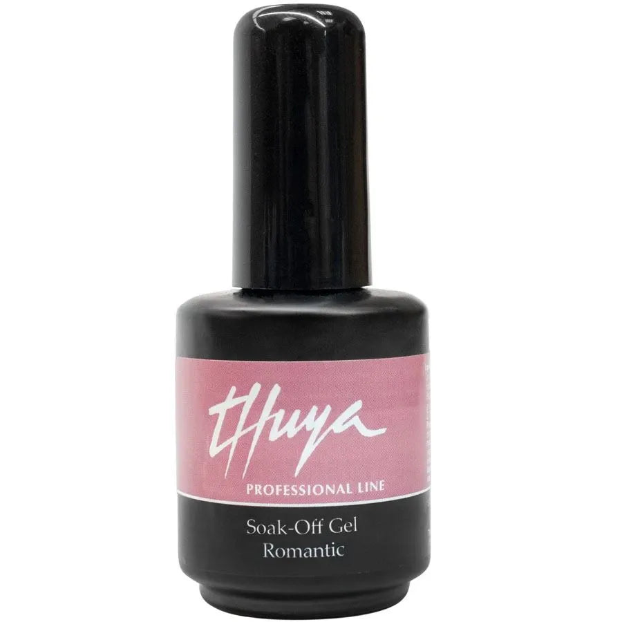 PRO THUYA SOAK OFF GEL ROMANTIC  - уплътняващя цветна гел база за нокти, ROMANTIC, 14 mL