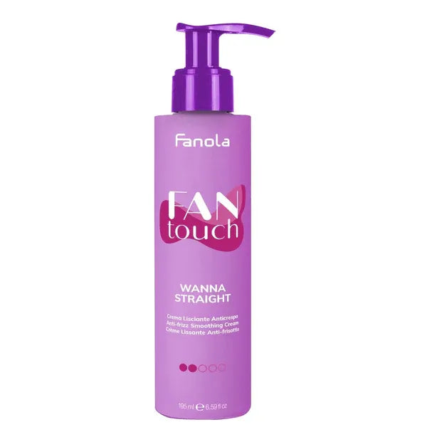 Fanola Fantouch Wanna Straight Anti-frizz Smoothing Cream, 195 mL
