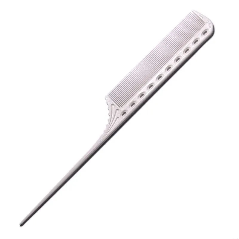 PRO YS-111 TAIL COMB WHITE - гребен с опашка, 1 бр.