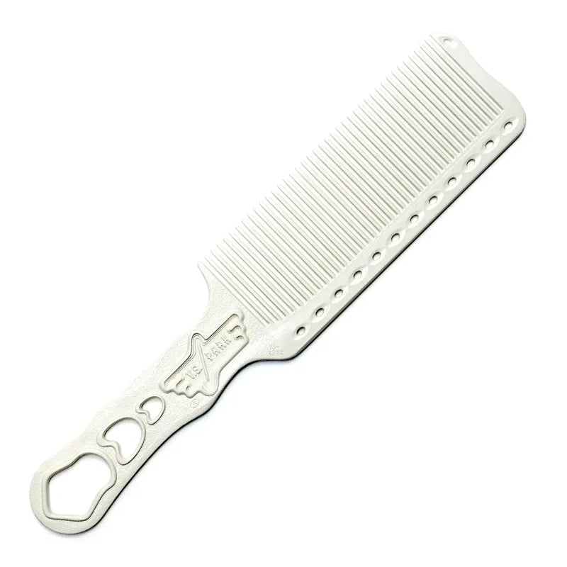 PRO YS-S282 BARBER COMB WHITE - бръснарски гребен, 1 бр.