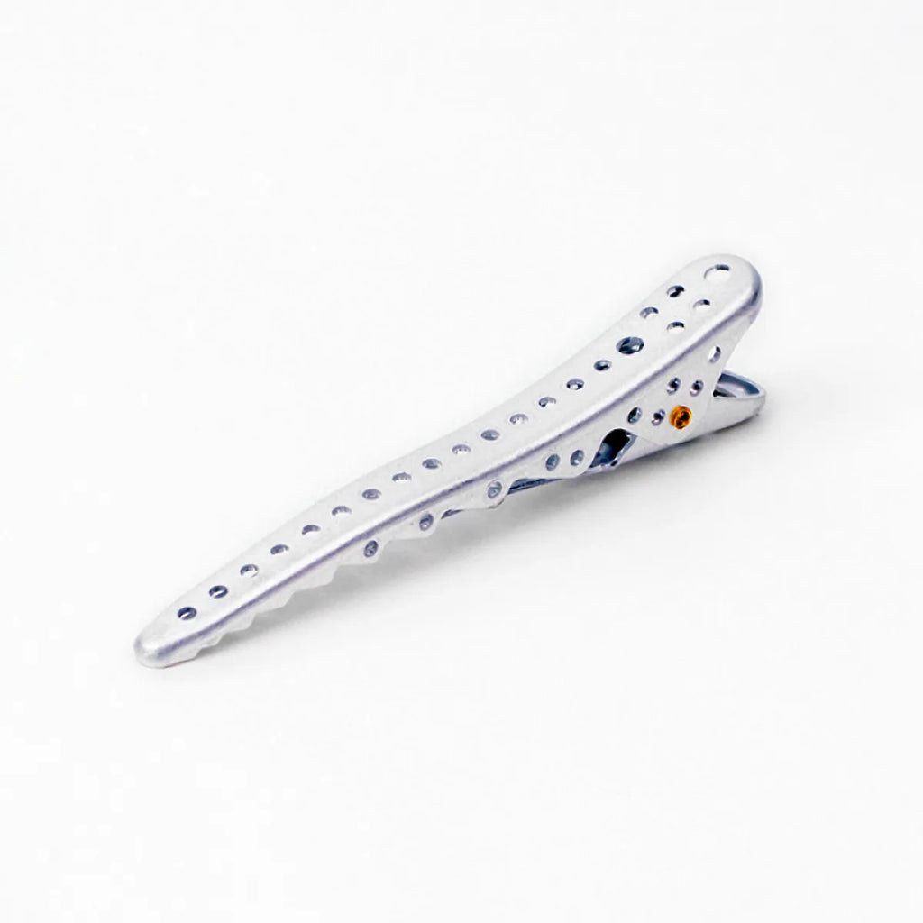 PRO YS - SHARK CLIPS 8 pieces pack SILVER SCRATCH - клипсове, 8 бр.