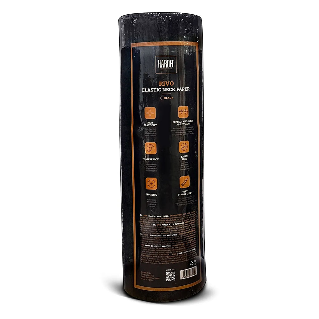 PRO Elastic Neck Paper Black - еластична бръснарска хартия, #Black