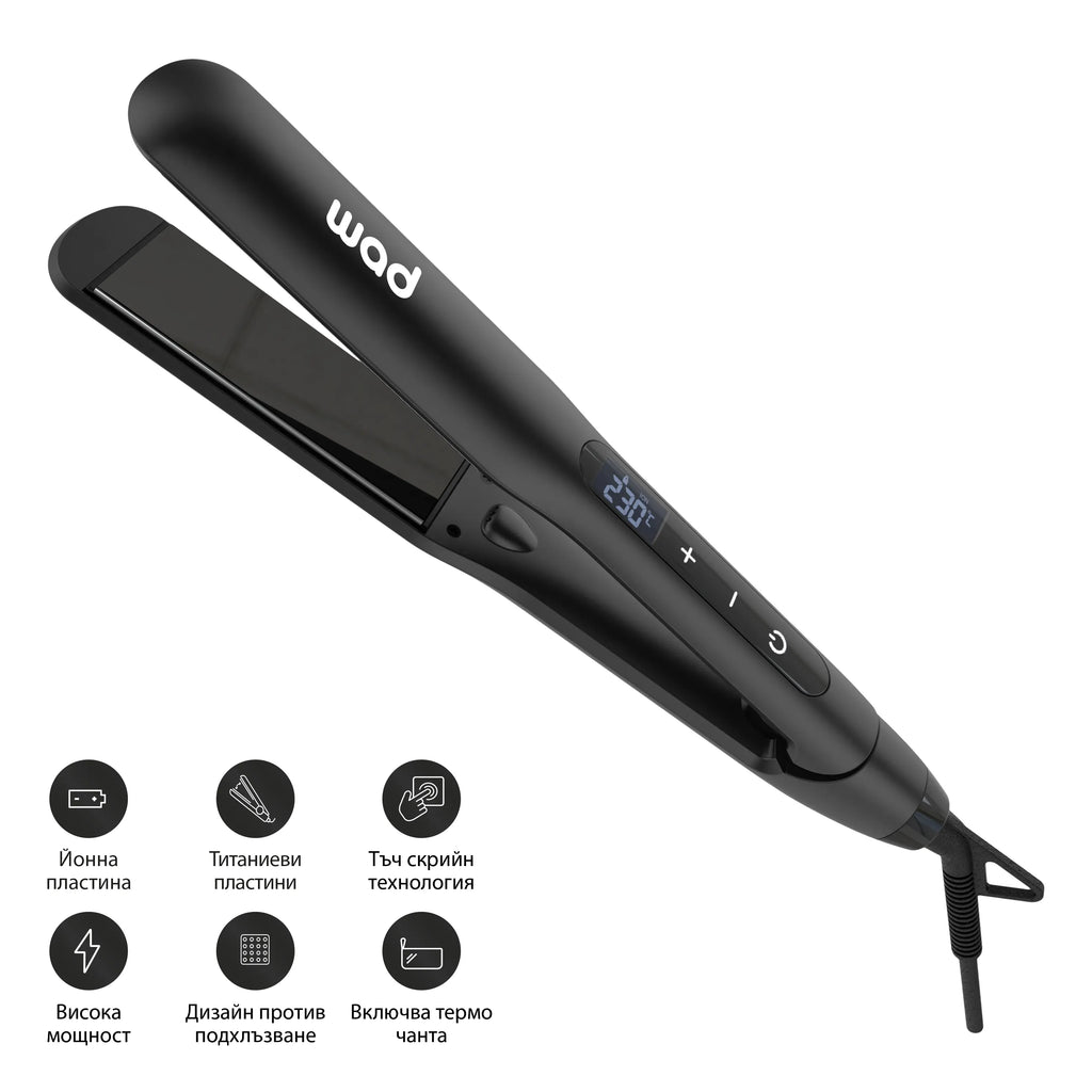 PRO ALESSA Straightener Black - преса за коса