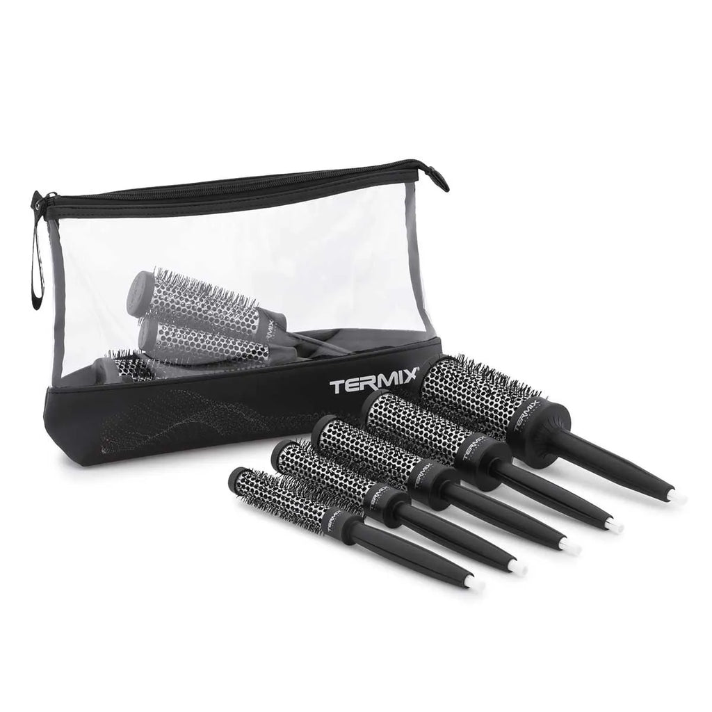 PRO Round Hairbrushes 5pcs(Ф17. Ф23. Ф28. Ф32. Ф43) TX001265, Ф17. Ф23. Ф28. Ф32. Ф43, 5 бр.